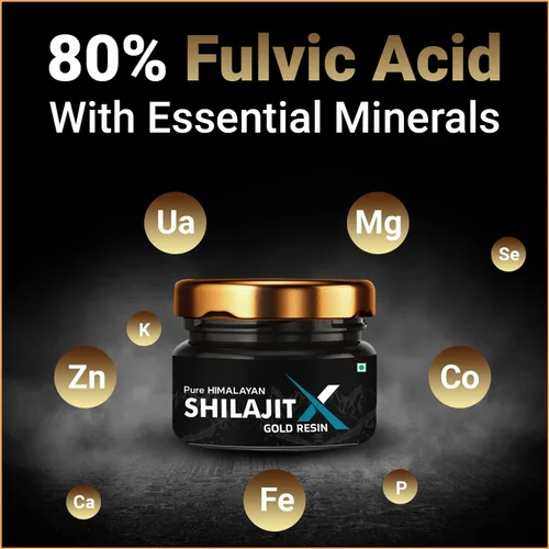Vista 3 de NOTTY BOY Resina pura de oro Shilajit X del Himalaya 0.71 oz - Oro de 24 quilates, más de 80 minerales traza, alto ácido fúlvico, 100% ayurvédico