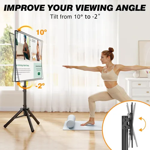Vista 2 de Soporte de trípode de TV portátil para pantallas de 22 a 50 pulgadas