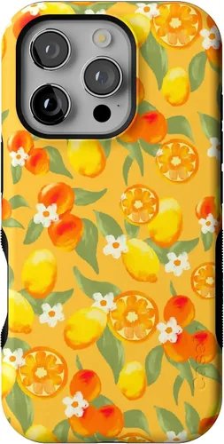 Vista 110 de Casely - Funda protectora para iPhone 16 Pro, diseño All Smiles, sticker de cara sonriente, colección Bold, compatible con MagSafe