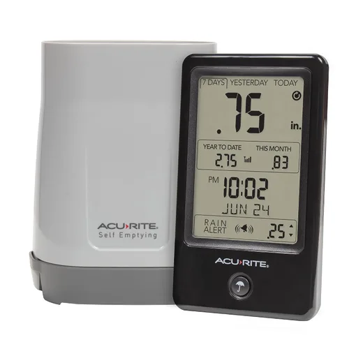 Vista 4 de AcuRite Pluviómetro inalámbrico 00899 Deluxe