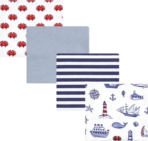 Vista 55 de Hudson Baby Mantas receptoras unisex de franela de algodón para bebé, avión, talla única