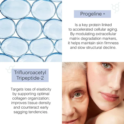 Vista 4 de Skin Perfection Suero Reafirmante Reafirmante con Progeline Peptide Repair Serum Neck and Face Progeline Cream Upgrade Trifluoroacetil Tripeptide-2