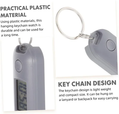 Vista 3 de Mikikit 2 piezas de enfermeras portátiles para niños, fácil de silenciar sin luz de huevo, reloj de temporizador universal para adultos, deportes