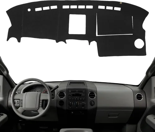 Vista 21 de Cubierta de Salpicadero Alfombrilla de Tablero Compatible con Ford F-150 2014-2009 (Sin Modelos HUD), Alfombrilla Antirreflejos para Salpicadero