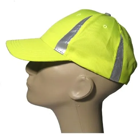 Vista 3 de Nuevo sombrero reflectante de seguridad neón Running Biker Hunte