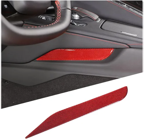 Vista 19 de TOYCIDFG Caja de almacenamiento para panel de palanca de cambios de consola central de automóvil, cubierta lateral para Chevrolet Corvette C8 Z06