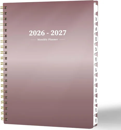 Vista 12 de Ymumuda Agenda 2026 - Agenda mensual de 2 años 2026-2027, enero de 2026 a diciembre de 2027, 8.5 x 11 pulgadas, calendario mensual de 26 a 27