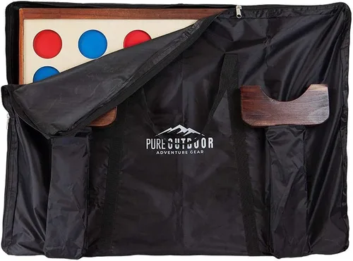 Vista 3 de Monoprice Gigante Cuatro en Raya - para Fiestas en el Estacionamiento, Barbacoas, Camping, Eventos al Aire Libre y Mucho Más - Pure Outdoor