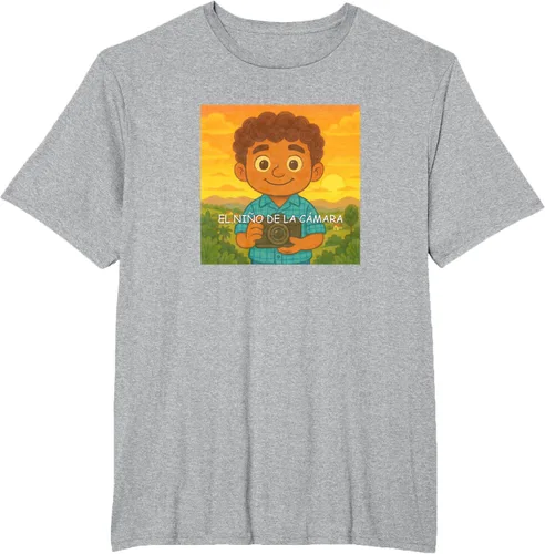 Vista 84 de Camiseta El Niño de la Cámara – Diseño Oficial del Cuento Ilustrado