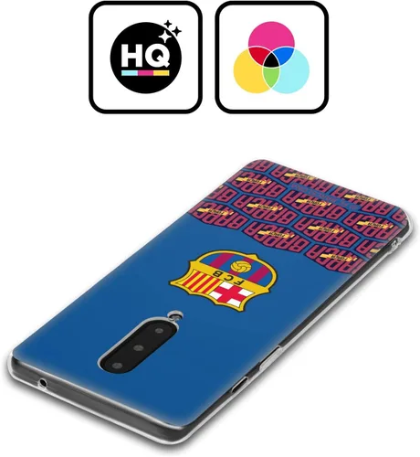 Vista 2 de Head Case Designs Officially Licensed FC Barcelona Logo and Pattern Forca Barca Gel Case [Military Grade Protection] Compatible with Google Pixel 8