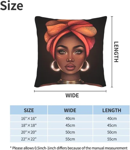 Vista 2 de Fiokroo Juego de 2 fundas de almohada cuadradas para sofá, dormitorio, sala de estar, automóvil, 16 x 16 pulgadas