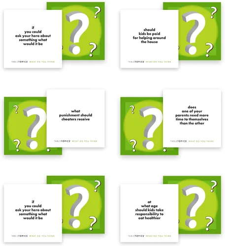 Vista 4 de TABLETOPICS To Go - What Do You Think, juego
