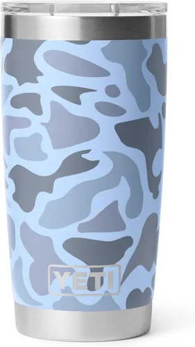 Vista 17 de YETI Rambler - Vaso de acero inoxidable con aislamiento al vacío de 20 onzas con tapa MagSlider Todo acero inoxidable