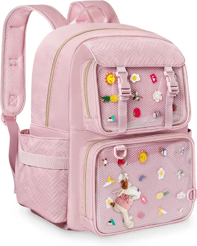 Vista 7 de Ita Bag - Mochila con inserto, mochila Kawaii Ita para cosplay de anime, color negro (solo bolsa vacía, diseño patentado)