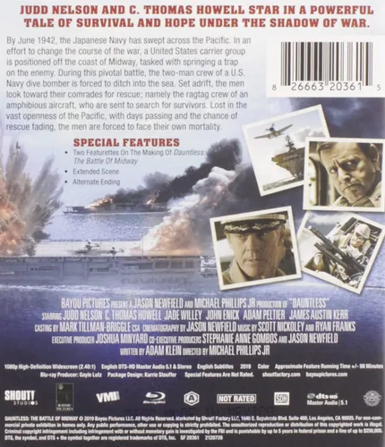Vista 2 de Dauntless The Battle of Midway Blu-ray