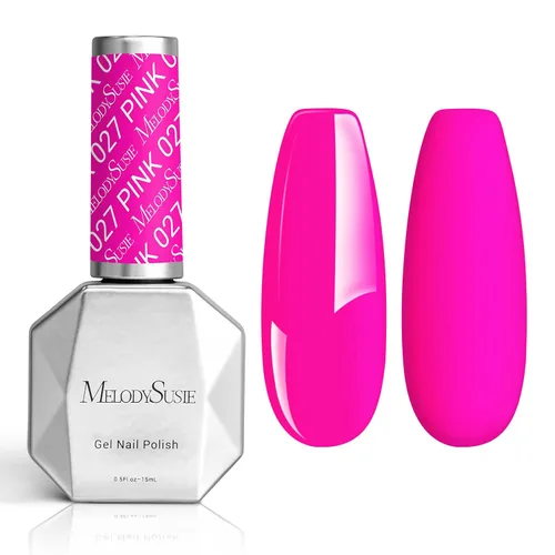 Vista 61 de MelodySusie - Esmalte de uñas en gel con brillo perla rosa brillante, 0.5 fl oz, efecto hilo, con acabado de concha rosa brillante, UV LED