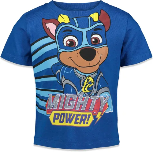 Vista 2 de Paw Patrol Chase Marshall Rubble - Paquete de 3 camisetas para niños pequeños a grandes