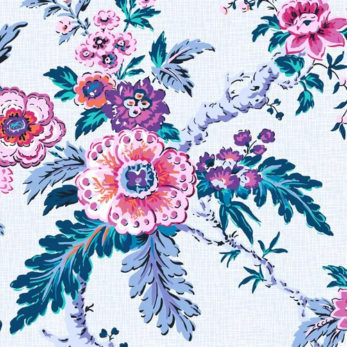 Vista 3 de Vera Bradley Bolso organizador de maquillaje cosmético mediano de algodón para mujer
