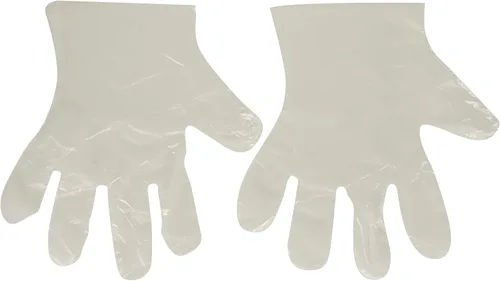 Vista 3 de Winco NLG-816 Guantes de látex natural, 8.5 pulgadas por 16 pulgadas, marfil