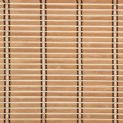 Vista 32 de LazBlinds - Cortinas romanas de bambú personalizadas sin cordón, tratamiento de ventana con filtro de luz, persianas enrollables de bambú retro