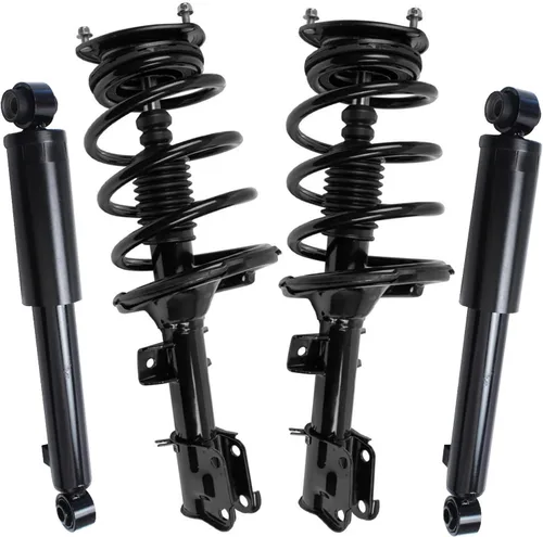 Vista 15 de Detroit Axle - Puntales y Amortiguadores para Chevy Traverse Buick Enclave GMC Acadia Saturn Outlook 2007-2012, 2 puntales delanteros con resorte