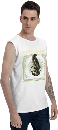 Vista 5 de SKYJUNOJN Camiseta sin mangas para hombre, cómoda camiseta deportiva de viaje