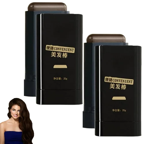 Vista 10 de Barra de tinte para el cabello impermeable y a prueba de sudor, barra de color de cabello 2 en 1, peine portátil de tinte para el cabello gris