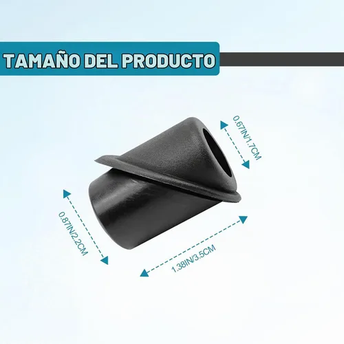 Vista 2 de Base de adaptador de goma para antena - Base de mástil de antena de radio - Compatible con Hyundai Elantra 2000-2006 - 96216-2D000..