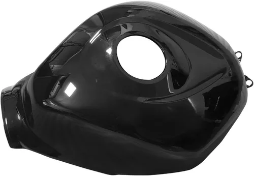 Vista 2 de Tapa de Tanque de Combustible para Motocicleta, Cubierta de Carenado Negro Brillante para SUZUKI GSXR1000 2005 2006, Cubierta de Inyección
