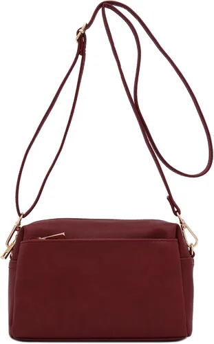 Vista 77 de FashionPuzzle Triple Zip Small Crossbody Bag