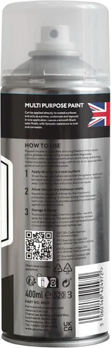 Vista 5 de JENOLITE Directorust - Pintura en aerosol satinada NEGRO 13.52 fl oz Pintura en aerosol semibrillante Superficies de madera, metal