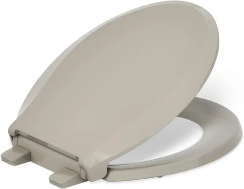 Vista 59 de KOHLER 4639-RL-0 Cachet ReadyLatch Asiento de inodoro redondo con cierre suave, color blanco