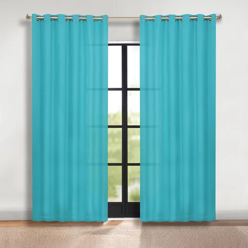 Vista 45 de Superior Cortinas Opacas, Oscurecimiento de Habitación, Dormitorio, Cortinas, Cocina, Acentos de Ventana de Sala de Estar, Bloqueo Solar, Térmico
