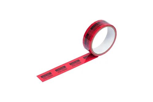 Vista 2 de ASA Caution - Cinta de seguridad a prueba de manipulaciones, color rojo