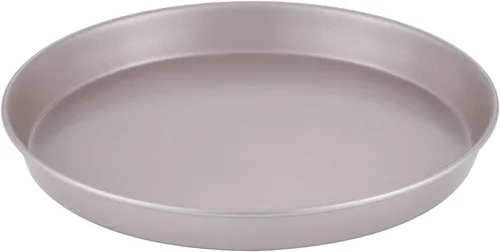 Vista 6 de CHEFMADE Bandeja para pizza, 7 pulgadas antiadherente para panqueques para hornear al horno (oro champán)