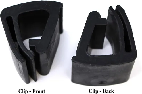 Vista 4 de JSP Manufacturing Clips de retención para parabrisas para carrito de golf EZGO sustituye al coche club 102005801 1020058-01 Yamaha Fit 1"x1" tubo