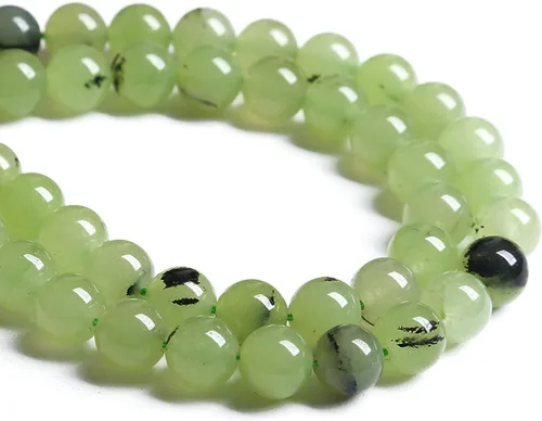 Vista 72 de 4MM 86 piezas Cuentas sueltas de piedra natural de amazonita calcedonia para hacer joyería DIY Pulsera Collar 1 hebra