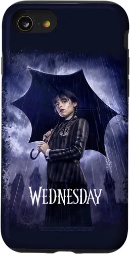 Vista 18 de Funda para iPhone 16 Wednesday con paraguas Nevermore Academy Photo Portrait