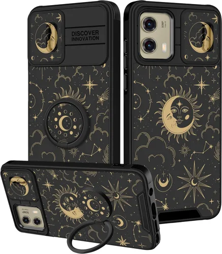 Vista 105 de Funermei Funda para Moto G Stylus 5G 2022, funda para teléfono con diseño de calavera de esqueleto para mujeres y niñas, diseño gótico, Como