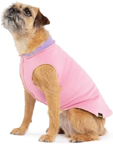 Vista 7 de Goldpaw Duluth - Chaleco de Suéter de Doble Forro Polar para Perros Pequeños, forro polar suave y elástico, chaqueta cálida para mascotas para otoño