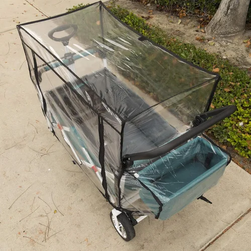 Vista 3 de Creative Outdoor Distributor Bolsa de plástico transparente impermeable para vagones de empuje, universal y duradero, accesorios de actividades