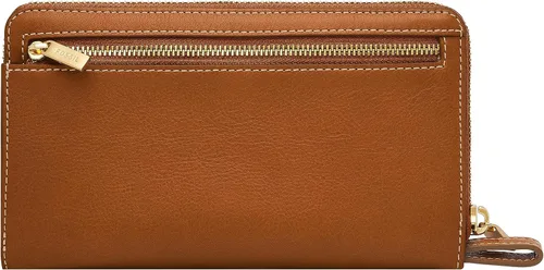 Vista 3 de Fossil Women's Liza Leather Zip Around Clutch Wallet With Retractable Wristlet Strap for Women