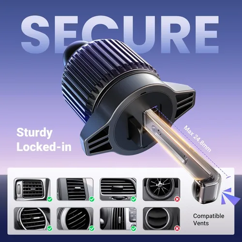 Vista 2 de UGREEN Soporte para Teléfono de Coche para Magsafe Ventilación de Aire Soporte Magnético para Teléfono Compatible con iPhone 17 16 15 14 13 12 Pro