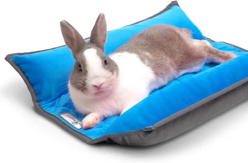 Vista 8 de Paw Inspired Snuggle - Cama con cojín de conejo, gris/gris claro, 17 x 17