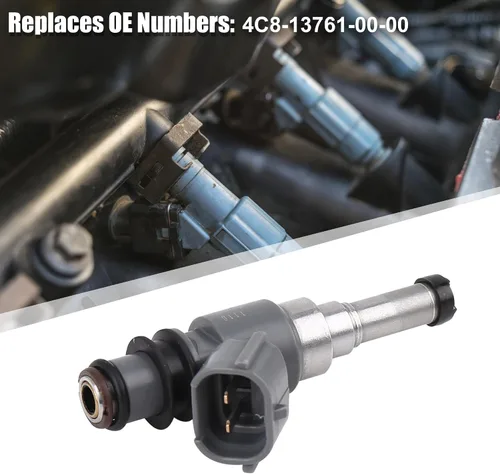 Vista 2 de X AUTOHAUX Inyector de combustible 4C8-13761-00-00 para la toma de Yamaha 22015 FJ09 FJ09FGY FJ09FR FZ09 FZ09FCGY