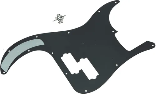 Vista 2 de KAISH Golpeador de 13 agujeros estilo P Bass, placa de rasguño PB para bajo Precision P Bass de USA/México con perla de abulón