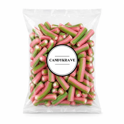 Vista 4 de CandyKrave Sweet Fruity Splitz Gummy Tarts - Individually Wrapped Sweet & Tangy Mini Chewy Candies Birthdays, Pinata, Parties, Movie Nights & Gender