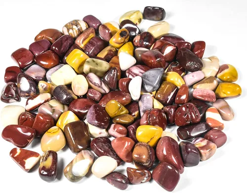Vista 13 de Guijarros de cabujón de amatista púrpura oscuro pulido natural brillante piedra preciosa de cuarzo cristal mineral Tumbled Stone especímenes