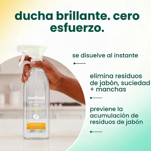 Vista 7 de Method, Spray de ducha Daily Ylang Ylang, 28 onzas líquidas