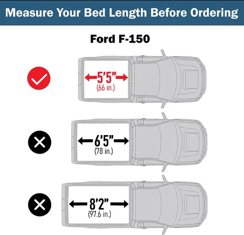 Vista 6 de Low Profile Flip-Up Tonneau Cover Fits 2004-2014 Ford F-150 2004-2014 F-150